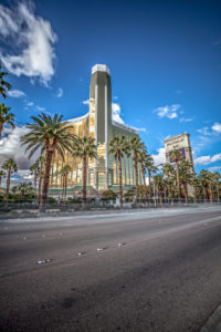 Las Vegas Strip in the evening light Las Vegas Strip in the evening light